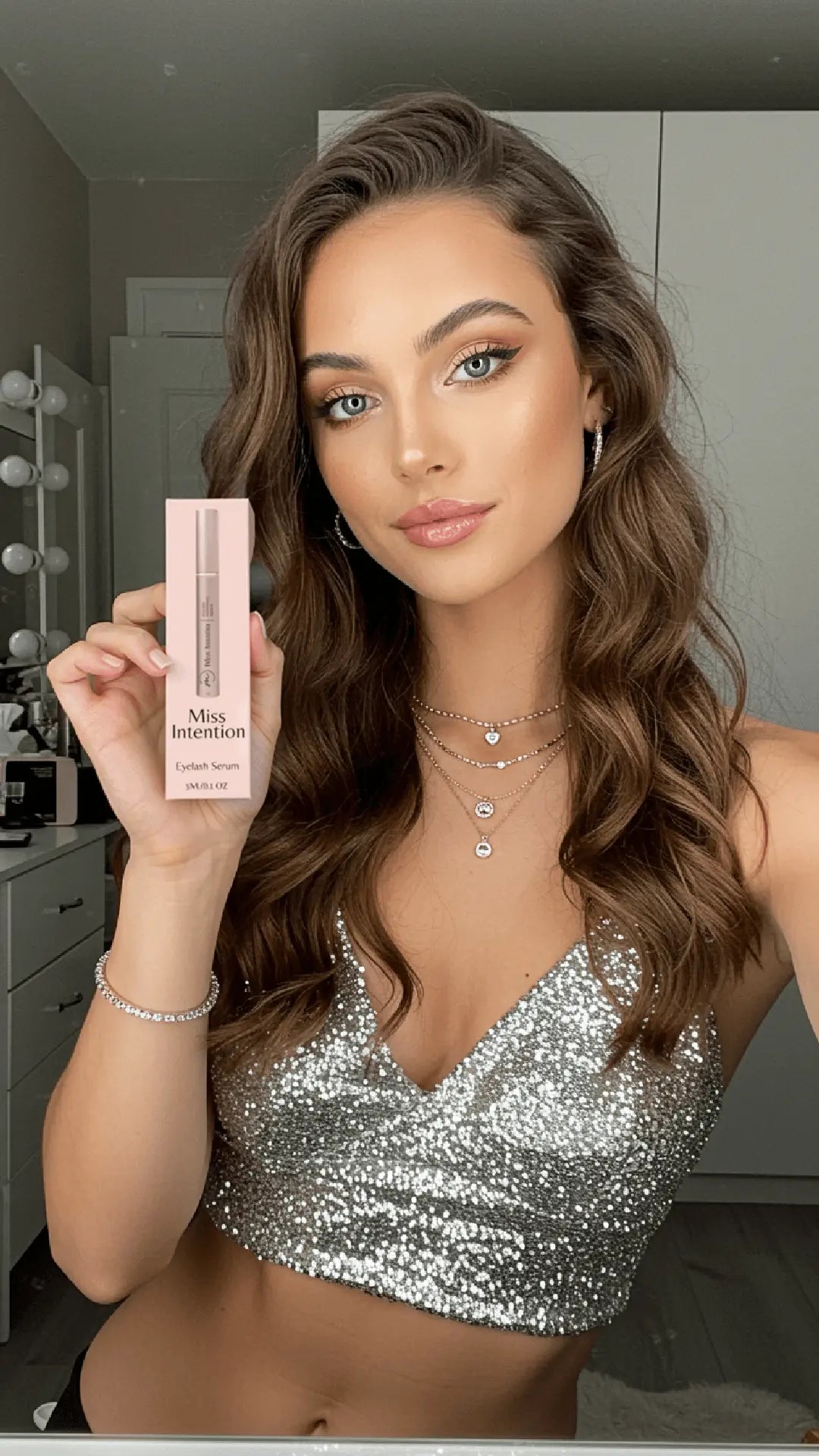 Miss Intention eyelash serum for fuller-looking, healthier-appearing lashes